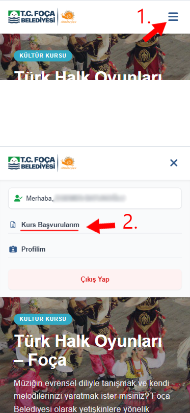 Mobil Menü Kurs/Etkinlik Başvuruları